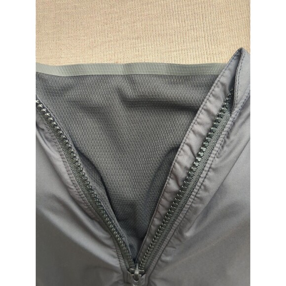 Lululemon Jacket Black Put A Shell On You Wind Raincoat Hood Size 8 Quarter Zip - Picture 7 of 11